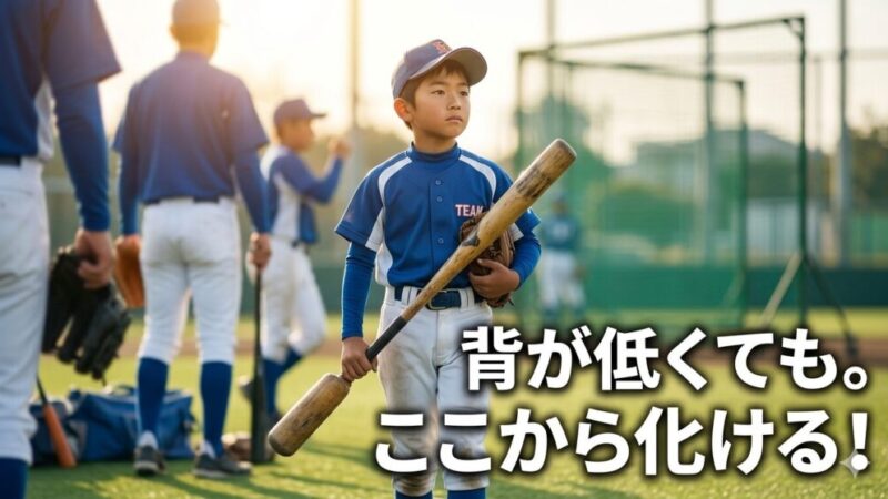 背が低いプロ野球選手はいる？小柄でも活躍できる理由と親ができるサポート 
