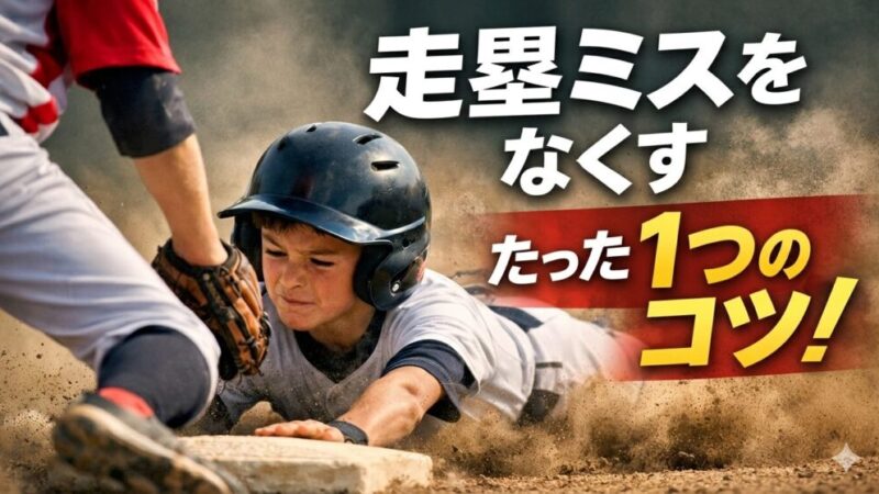 少年野球の走塁練習5選｜たった5分で変わる！試合で1つ先の塁を狙えるメニュー 