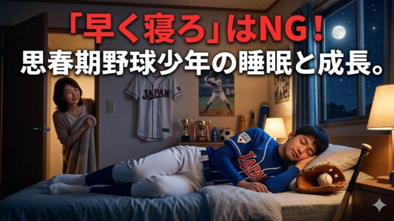 「早く寝ろ」が逆効果？少年野球で親がやりがちな口出しと正しい声掛け 