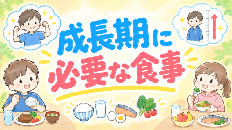 小学生に必要な食事とは？体を大きくする量・メニュー・補食の基本 
